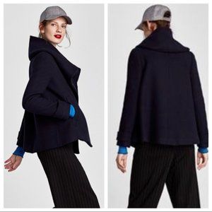 Zara Cropped Swing Coat